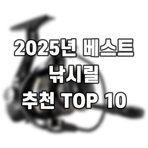 2025년 베스트 낚시릴 추천 TOP 10