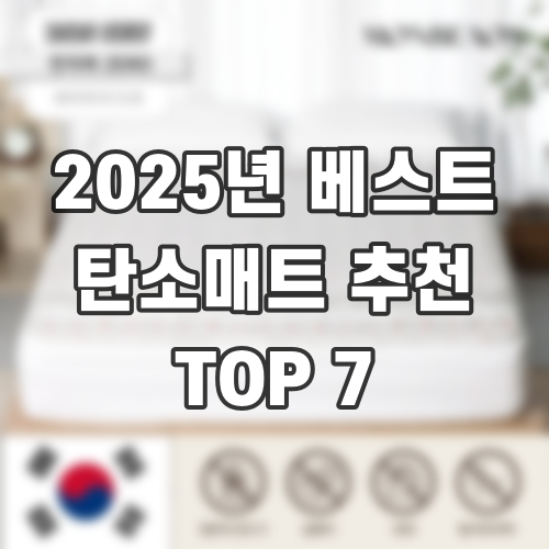 2025년 베스트 탄소매트 추천 TOP 7