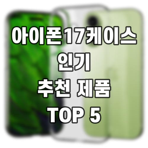 아이폰17케이스 인기 추천 제품 TOP 5
