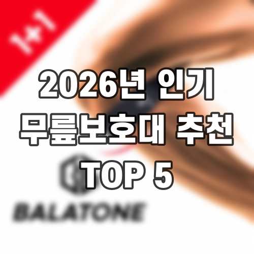 2026년 인기 무릎보호대 추천 TOP 5
